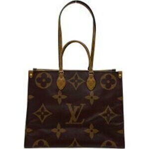 Louis Vuitton On the Go Brown Monogram Giant Reverse Tote Bag